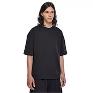 Bluzy męskie - Urban Classics Oversized Short Sleeve Crew, Bluza męska, czarna, Czarny, 5XL - miniaturka - grafika 1