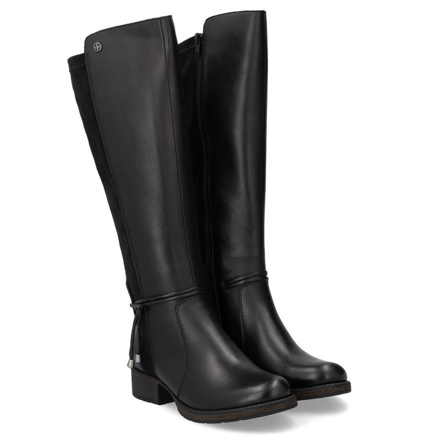 Kozaki damskie Rieker Z9564-00 BLACK 38