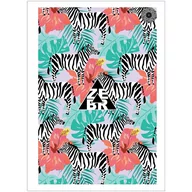 Zeszyty szkolne - Zebras Zeszyt 660 Kartek A5 W Kratkę Soft Touch - miniaturka - grafika 1