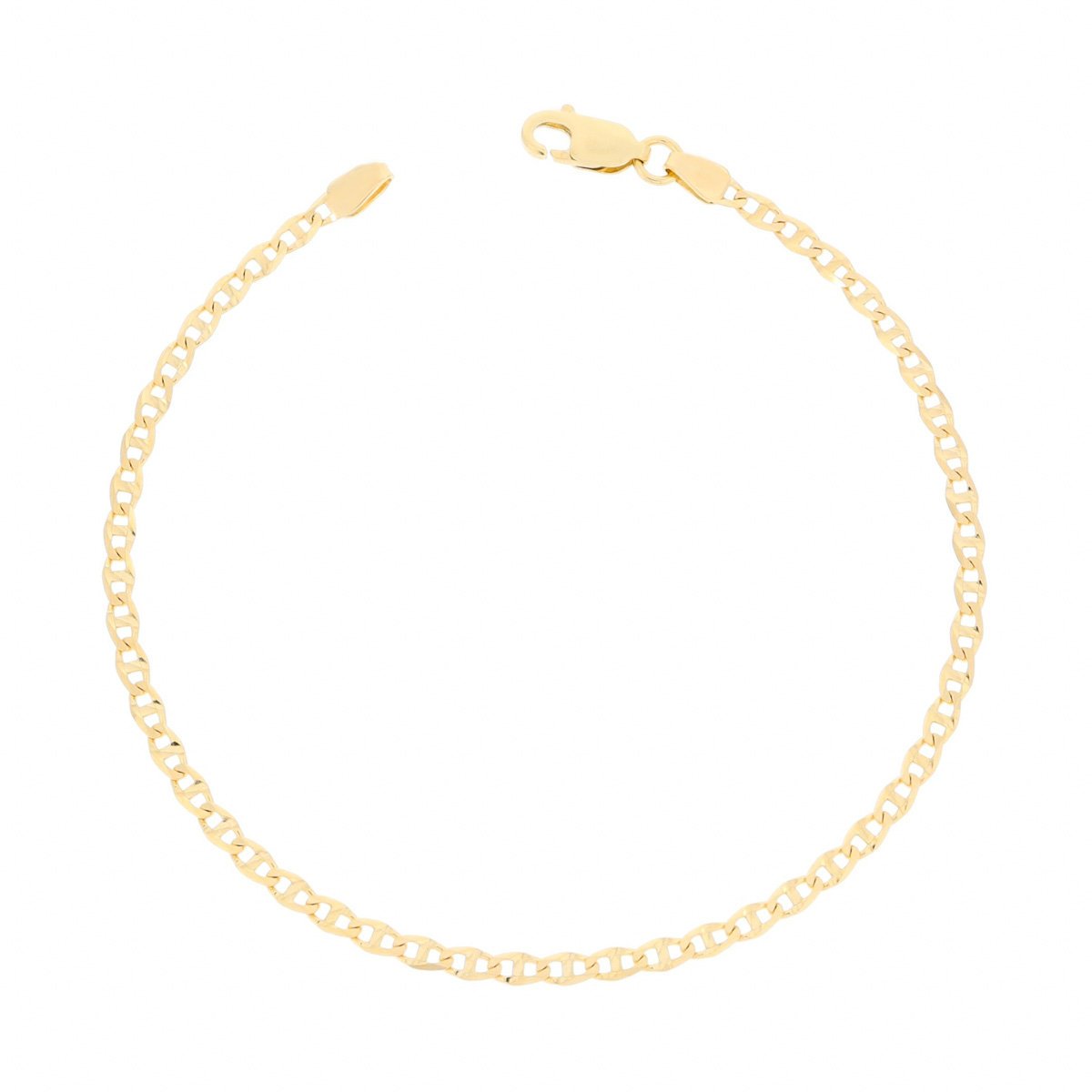 Złota bransoletka pełna gucci 18.5 cm pr. 585