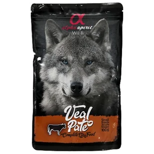 Alpha Spirit Pasztet z cielęciny 100g - 100g Cielęcina - Mokra karma dla psów - miniaturka - grafika 1