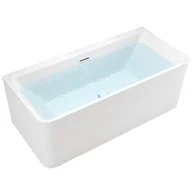 Wanny - Wanna wolnostojąca biały przelew oraz korek przyścienna 150 cm Sofia Hydrosan - miniaturka - grafika 1