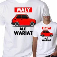 Koszulki męskie - T-Shirt KOSZULKA FIAT MALUCH 126P PREZENT L 0976 - miniaturka - grafika 1
