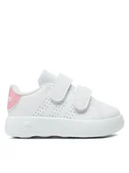 Buty dla dziewczynek - adidas Sneakersy Advantage IH4894 Biały - miniaturka - grafika 1