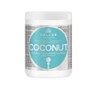Maski do włosów - Kallos Coconut Odżywczo-Wzmacniająca Maska Do Włosów Z Olejkiem Kokosowym 1000ml - miniaturka - grafika 1