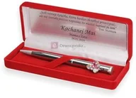 Pamiątka Chrztu Świętego - Długopis zdobiony kryształkami Swarovski w pudełku SCARLET z grawerem PREZENT - miniaturka - grafika 1
