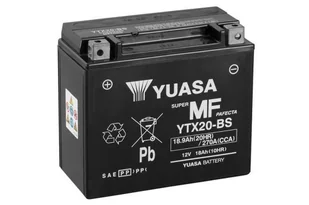 Akumulator bezobsługowy YTX20-BS Yuasa - Akumulatory motocyklowe - miniaturka - grafika 1