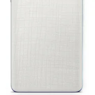 Akcesoria do tabletów i e-booków - Folia naklejka skórka strukturalna na TYŁ do Samsung Galaxy Tab S6 -  Tkanina Biała - apgo SKINS - miniaturka - grafika 1