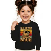 Bluzy dla dziewczynek - BLUZA DZIECIĘCA 67 SIX SEVEN VIRAL CAPYBARA 134-140 DLA CHŁOPCA DZIEWCZYNKI - miniaturka - grafika 1