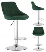 Taborety i hokery - Hoker Ares krzesło barowe obrotowe pikowane - miniaturka - grafika 1