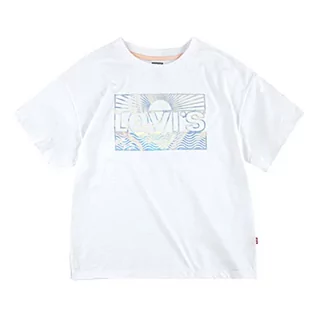 Koszulki dla dziewczynek - Levi's Kids Koszulka dziewczęca Lvg Oversize, biały, 3 Lata - grafika 1