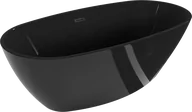 Wanny - Mexen Eris wanna wolnostojąca 170 x 80 cm, czarna, przelew czarny - 53441708070-70 - miniaturka - grafika 1