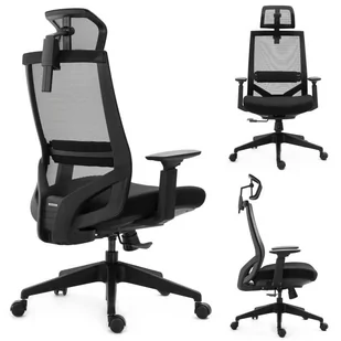 Fotel biurowy, krzesło biurowe Fotel biurowy ERGOSOLID Nario 150, czarny - Fotele i krzesła biurowe Fotel biurowy, krzesło biurowe Fotel biurowy ERGOSOLID Nario 150, czarny - Fotele i krzesła biurowe - miniaturka - grafika 1