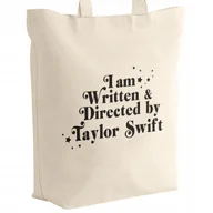 Torby i wózki na zakupy - Torba bawełniana z dnem na zakupy 42x38x10 Dla fanów Taylor Swift - miniaturka - grafika 1