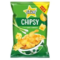 Chipsy - Star Chipsy o smaku ser i cebula 220 g - miniaturka - grafika 1