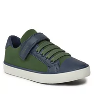 Buty dla chłopców - Sneakersy Geox J Gisli Boy J455CB 01054 C3024 S Dk Green/Navy - miniaturka - grafika 1