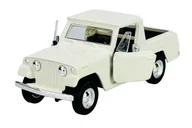 Samochody i pojazdy dla dzieci - WELLY OLD TIMER 1967 JEEP JEEPSTER COMMANDO PICKUP BIAŁY 1:34 43826 - miniaturka - grafika 1