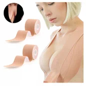 Biustonosze - TAŚMA UNOSZĄCA BIUST MODELUJĄCA DEKOLT STANIK PUSH UP PLASTRY BOOB TAPE 5M - miniaturka - grafika 1