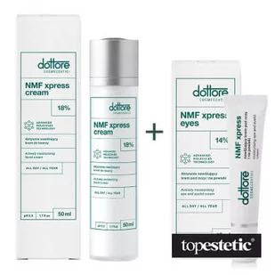 Dottore Dottore NMF Xpress Cream + NMF Xpress Eyes ZESTAW Aktywnie nawilżający krem do twarzy 50 ml + Aktywnie nawilżający krem pod oczy 15 ml - Kremy do twarzy - miniaturka - grafika 1