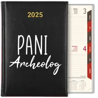 Notesy i bloczki - KALENDARZ TERMINARZ PLANER Dzienny A5 2025 Prezent PANI ARCHEOLOG WZORY - miniaturka - grafika 1