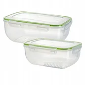 Pojemniki kuchenne - 43208 Zestaw Komplet 2 pojemników na żywność Gusto AMBITION - miniaturka - grafika 1