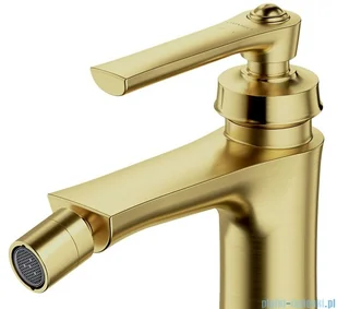 Omnires Armance bateria bidetowa mosiądz szczotkowany AM5220BSB | - Baterie umywalkowe - miniaturka - grafika 3