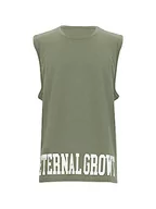 Koszulki męskie - LTB Jeans Męski tank top Saceye, Deep Lichen Green Melanj 13577, XXL, Deep Lichen Green Melanj 13577, XXL - miniaturka - grafika 1