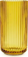 Wazony i flakony - Wazon Lyngby 15,5 cm bursztynowy szklany - miniaturka - grafika 1
