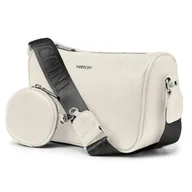 Torebki damskie - Torebka Damska Listonoszka Z Saszetką PUCCINI Kremowa Na Pasku BML066M-0B - miniaturka - grafika 1