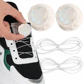 Akcesoria obuwnicze - SZNURÓWKI DO BUTÓW AUTOMATYCZNE OBROTOWE BEZ WIĄZANIA SZNUROWADŁA TYPU BOA 120 Cm - miniaturka - grafika 1