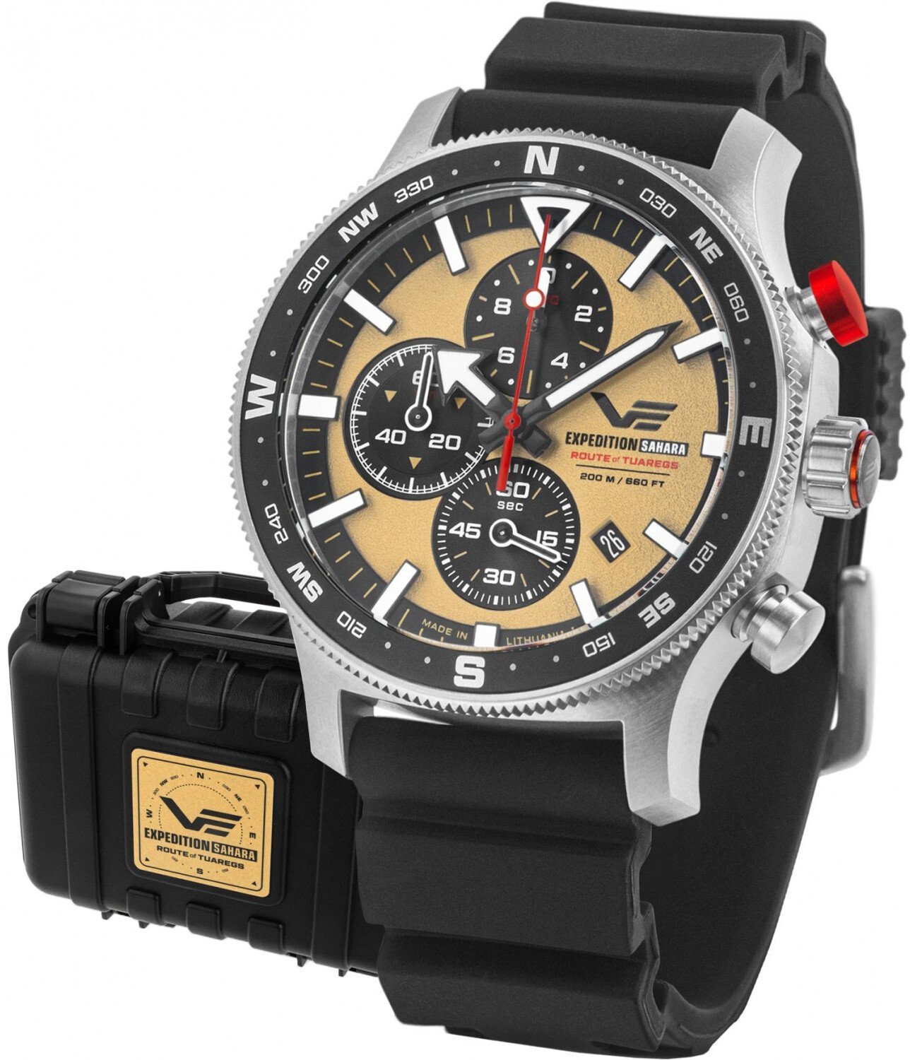 Zegarek Vostok Europe Zegarek męski Vostok Europe 6S10-598A753 czarny