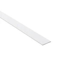 Inne materiały budowlane - Standers Profil płaski aluminiowy 1m 30x2 mm biały - miniaturka - grafika 1