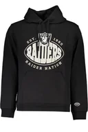 Bluzy męskie - CZARNA BLUZA MĘSKA Z ZAMKIEM HUGO BOSS - miniaturka - grafika 1