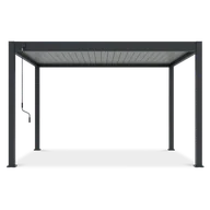 Kratki i pergole - Pergola ogrodowa na taras ELEGANCE 3x4 Anthracite/Light Grey - Gutroof - miniaturka - grafika 1