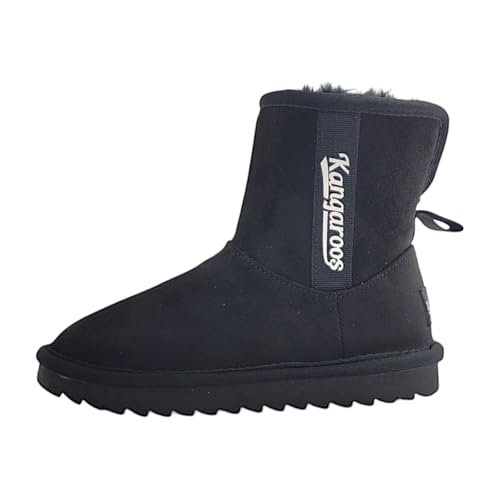 KangaROOS Unisex K-UK Soul śniegowce, Jet Black, 35 EU, Jet Black, 35 EU