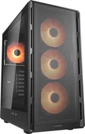 Obudowy komputerowe - COUGAR AIRFACE PURE PRO PC Case, Mid Tower, Black 382GA50.0003 - miniaturka - grafika 1