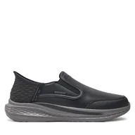 Półbuty męskie - Półbuty Skechers Slade 205237 Czarny - miniaturka - grafika 1