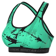 Bielizna sportowa damska - Stanik Sportowy Fitness Extreme Hobby NEO - miniaturka - grafika 1