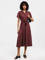 Sukienki - BIG STAR Sukienka "Nahai" w kolorze bordowym - miniaturka - grafika 1