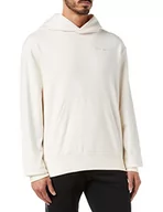 Bluzy męskie - Champion Męska bluza z kapturem Eco Future Terry Custom Fit, kość słoniowa (RAL 1013), M - miniaturka - grafika 1