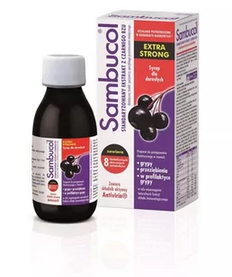 Sequoia Sambucol Extra Strong 120 ml - Przeziębienie i grypa - miniaturka - grafika 1