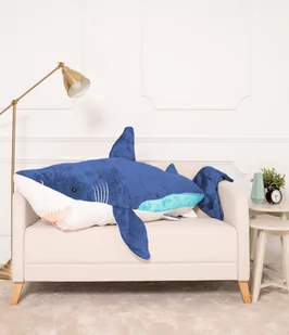 Miś Gustaw, Miś Rekin Adi, niebieski, 160cm - Maskotki i pluszaki - miniaturka - grafika 1