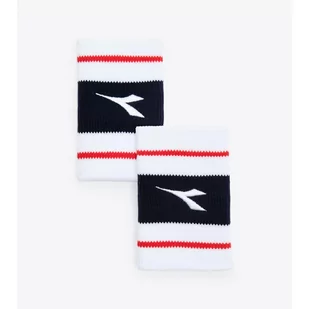 Frotka tenisowa na nadgarstek Diadora Wide Logo optical white - Tenis ziemny - miniaturka - grafika 1