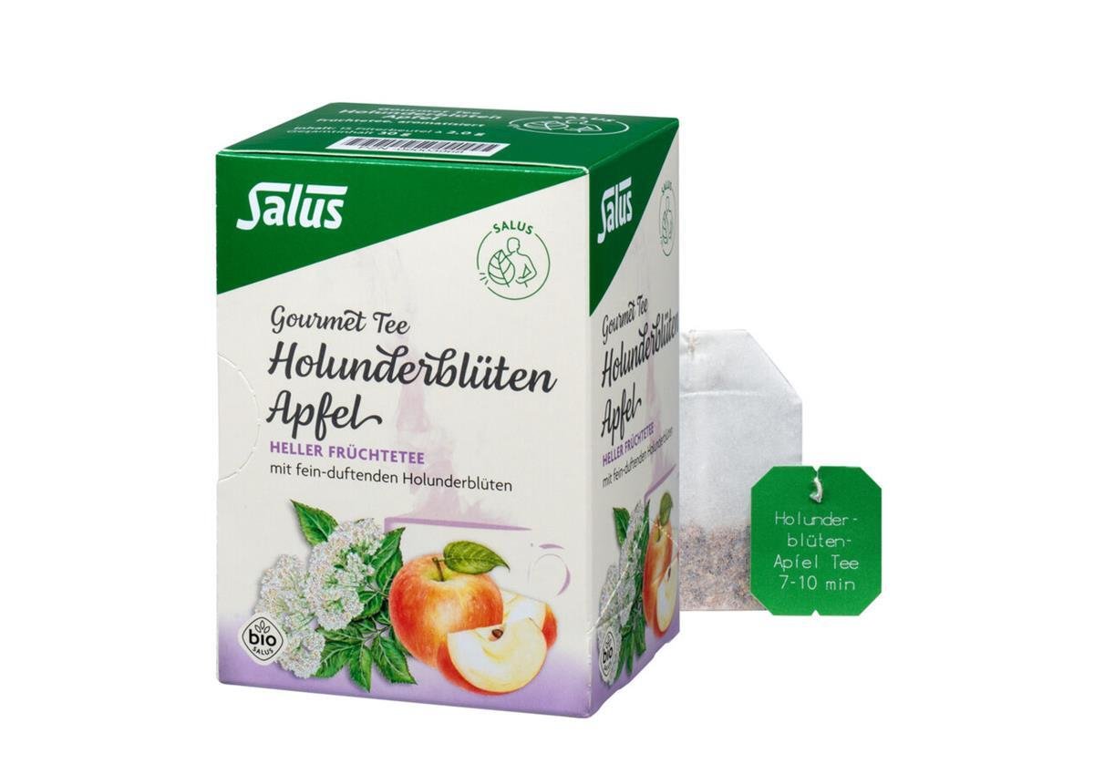 Salus Gourmet Tea Elderflower Apple, herbata owocowa, aromatyzowana 15X2 g