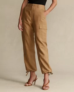Spodnie damskie - RALPH LAUREN Spodnie ze średnim stanem rozmiar XXS - grafika 1
