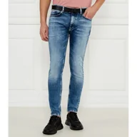Spodnie męskie - HUGO Jeansy 734 Extra slim fit - miniaturka - grafika 1