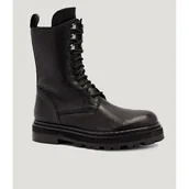 Botki damskie - Patrizia Pepe Skórzane botki - miniaturka - grafika 1