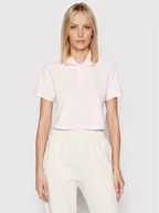 Koszulki sportowe damskie - Adidas Polo Tennis Luxe H56470 Różowy Relaxed Fit - miniaturka - grafika 1