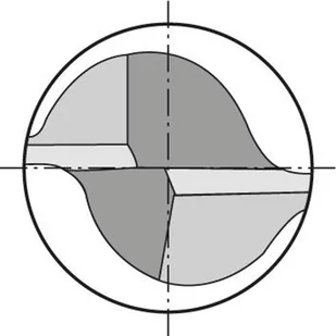 Frez trzpieniowy,krotki, TiALN 2-ostrz.,chwytHB 12mm GÜHRING pelnoweglik. DIN6527 - Frezy - miniaturka - grafika 2
