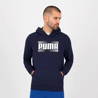 Bluzy sportowe damskie - Bluza z kapturem męska Puma Gym & Pilates - grafika 1
